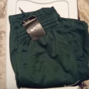 Green Nike sweat pants